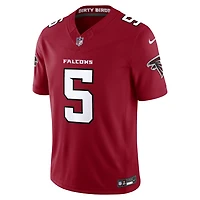 Maillot Nike Drake London rouge Atlanta Falcons Vapor F.U.S.E. édition limitée cousue pour homme