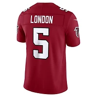 Men's Nike Drake London Red Atlanta Falcons Vapor F.U.S.E. Stitched Limited Jersey