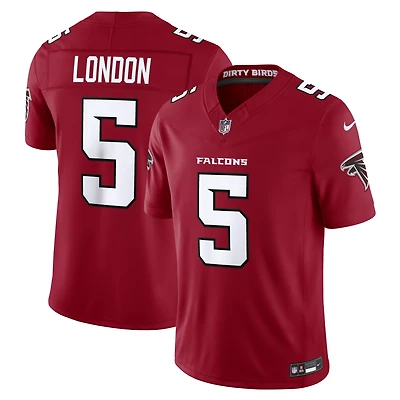 Men's Nike Drake London Red Atlanta Falcons Vapor F.U.S.E. Stitched Limited Jersey