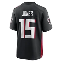 Men's Nike Emory Jones  Black Atlanta Falcons Team Game Jersey