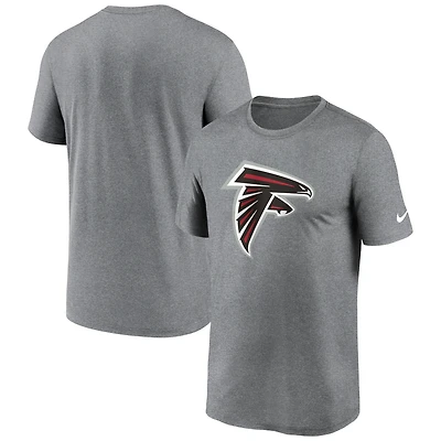 Men's Nike Heather Charcoal Atlanta Falcons Primetime Legend Logo Performance T-Shirt