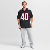 Men's Nike JD Bertrand  Black Atlanta Falcons Team Game Jersey