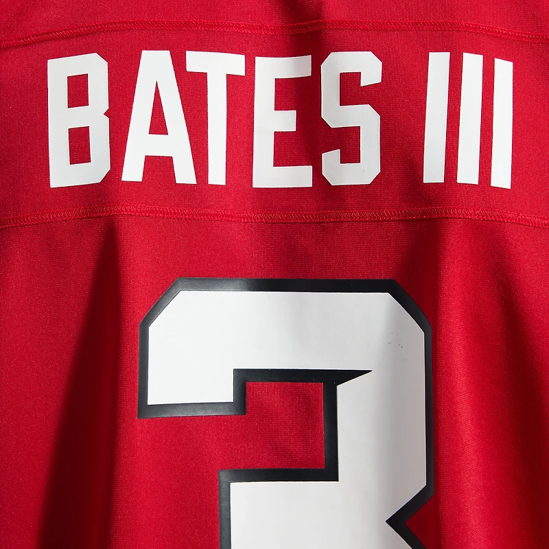 Maillot de match Nike Jessie Bates III rouge des Falcons d'Atlanta pour homme