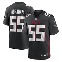 Maillot de joueur retraité Nike John Abraham des Falcons d'Atlanta pour homme, noir
