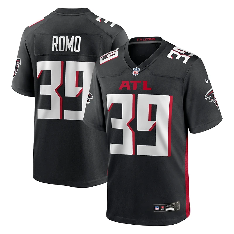 Maillot Nike John Parker Romo noir pour homme des Falcons d'Atlanta
