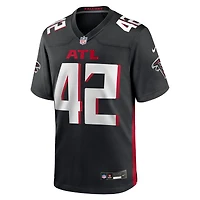 Men's Nike Josh Woods  Black Atlanta Falcons Team Game Jersey