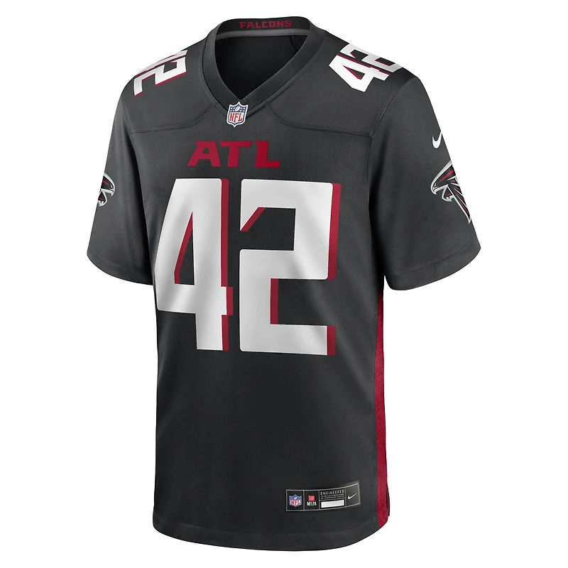 Men's Nike Josh Woods  Black Atlanta Falcons Team Game Jersey