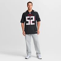 Maillot Nike Jovaughn Gwyn noir pour homme des Falcons d'Atlanta