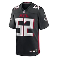 Men's Nike Jovaughn Gwyn  Black Atlanta Falcons Team Game Jersey