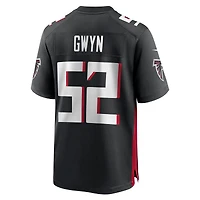 Men's Nike Jovaughn Gwyn  Black Atlanta Falcons Team Game Jersey
