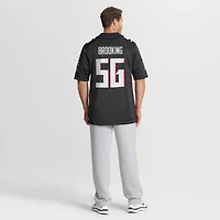 Men's Nike Keith Brooking Black Atlanta Falcons Game Retired Player Jersey