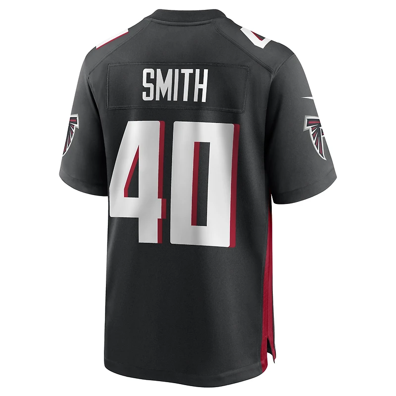 Men's Nike Keith Smith Black Atlanta Falcons Game Jersey