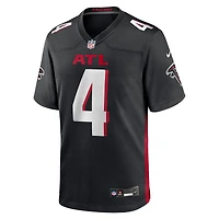 Men's Nike KhaDarel Hodge  Black Atlanta Falcons Team Game Jersey