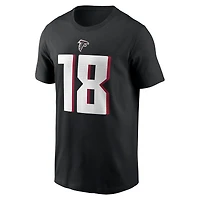 T-shirt avec nom et numéro de joueur des Atlanta Falcons Nike Kirk Cousins ​​pour homme, noir
