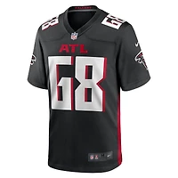 Maillot de match l'équipe Nike Kyle Hinton des Falcons d'Atlanta pour homme, noir