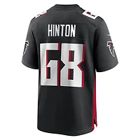 Men's Nike Kyle Hinton  Black Atlanta Falcons Team Game Jersey