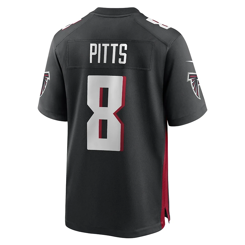 Maillot de match Nike Kyle Pitts des Atlanta Falcons pour homme, noir