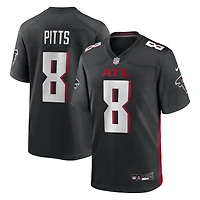 Maillot de match Nike Kyle Pitts des Atlanta Falcons pour homme, noir
