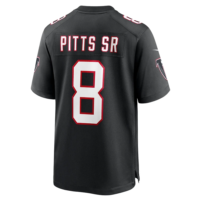 Maillot Nike Kyle Pitts Sr. noir pour homme des Falcons d'Atlanta