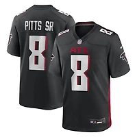 Maillot Nike Kyle Pitts Sr. noir pour homme des Falcons d'Atlanta