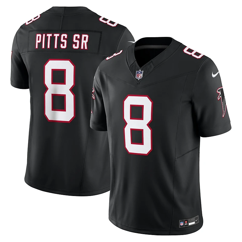 Maillot Nike Kyle Pitts Sr. noir Atlanta Falcons Vapor F.U.S.E. Limited pour homme