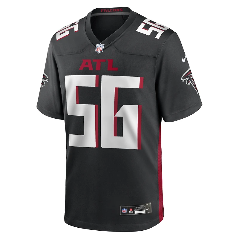 Maillot Nike Leonard Floyd noir pour homme des Falcons d'Atlanta