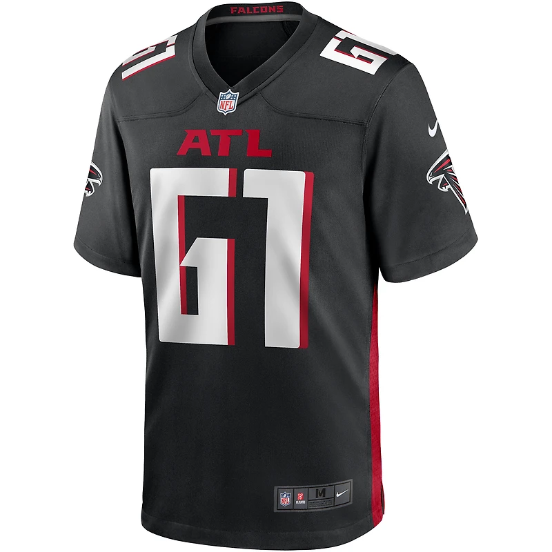Men's Nike Matt Hennessy Black Atlanta Falcons Player Game Jersey