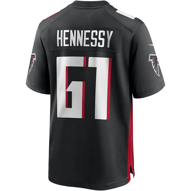 Men's Nike Matt Hennessy Black Atlanta Falcons Player Game Jersey