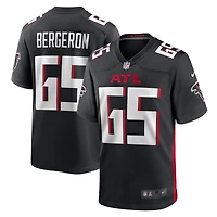 Men's Nike Matthew Bergeron  Black Atlanta Falcons Team Game Jersey