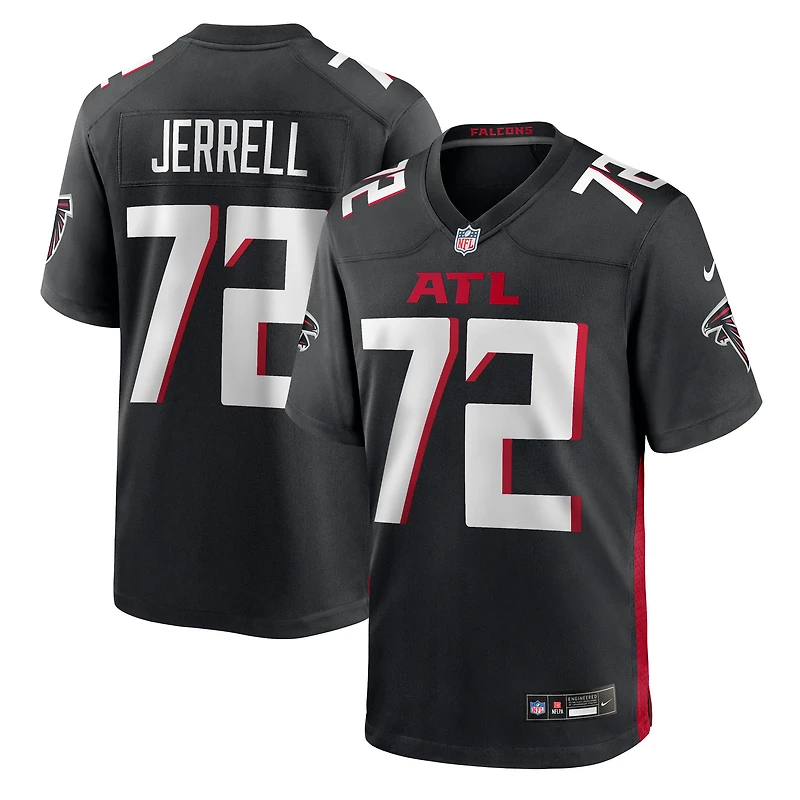 Men's Nike Michael Jerrell  Black Atlanta Falcons Team Game Jersey