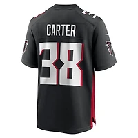 Maillot Nike Nathan Carter noir pour homme des Falcons d'Atlanta