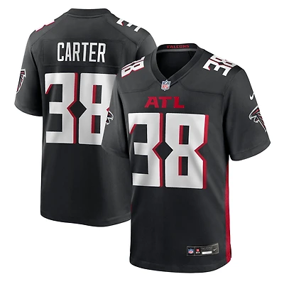 Maillot Nike Nathan Carter noir pour homme des Falcons d'Atlanta