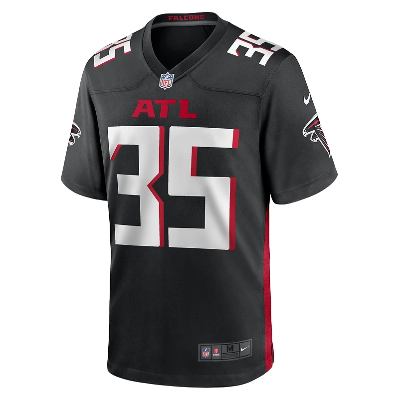 Men's Nike Natrone Brooks Black Atlanta Falcons Team Game Jersey