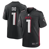 Men's Nike Number 1 Dad Black Atlanta Falcons Game Jersey