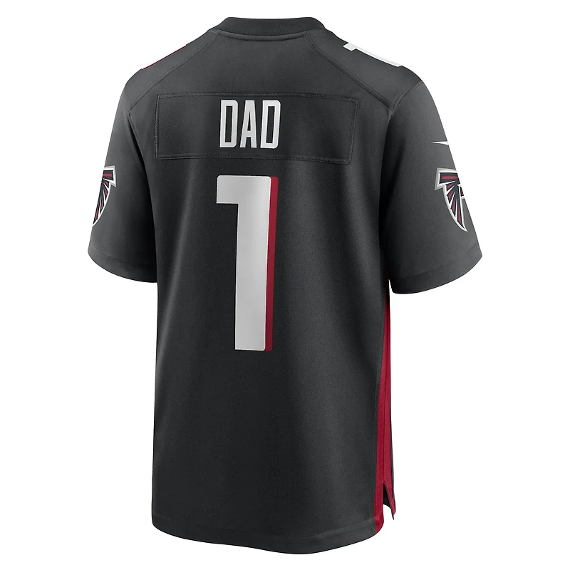 Men's Nike Number 1 Dad Black Atlanta Falcons Game Jersey