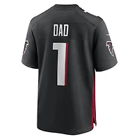 Men's Nike Number 1 Dad Black Atlanta Falcons Game Jersey