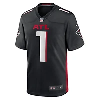 Men's Nike Number 1 Groom Black Atlanta Falcons Game Jersey
