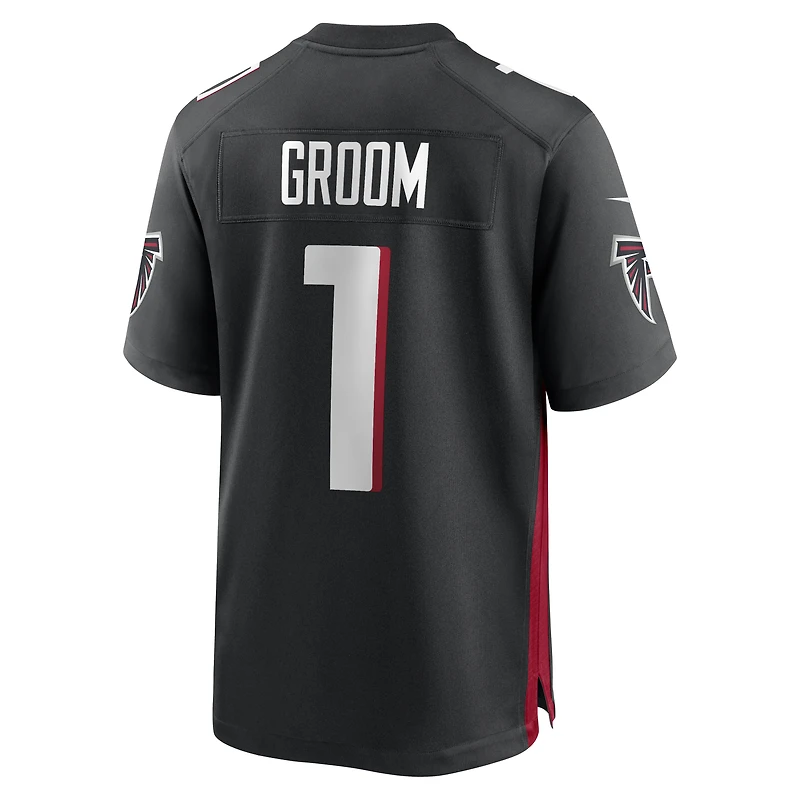 Men's Nike Number 1 Groom Black Atlanta Falcons Game Jersey