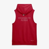 Men's Nike Red Atlanta Falcons Sideline Standard Issue Dri-FIT Sleeveless Hoodie