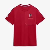 Men's Nike  Red Atlanta Falcons Sideline UV Dri-FIT Coaches Shirt