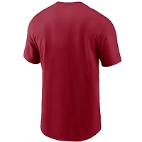 T-shirt Nike rouge avec logo de l'équipe des Atlanta Falcons pour homme