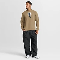 Men's Nike Tan Atlanta Falcons Swing Pass Rewind Club Pullover Sweatshirt