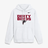 Men's Nike White Atlanta Falcons Gap Shooter Club Fleece Hoodie