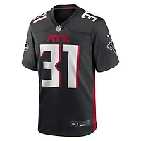 Maillot Nike Xavier Watts noir pour homme des Falcons d'Atlanta