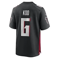 Men's Nike Younghoe Koo Black Atlanta Falcons Team Game Jersey