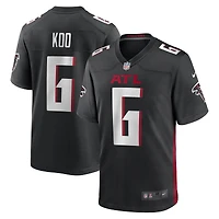 Men's Nike Younghoe Koo Black Atlanta Falcons Team Game Jersey