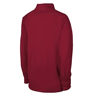 Men's Red Atlanta Falcons Combine Authentic Raglan Quarter-Zip Top