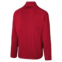 Haut à quart de zip Grind Iron des Atlanta Falcons pour hommes rouge