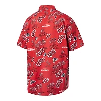 Chemise boutonnée Kekai Atlanta Falcons Reyn Spooner rouge pour homme