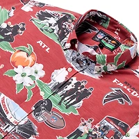 Men's Reyn Spooner Red Atlanta Falcons Scenic Button-Down Shirt